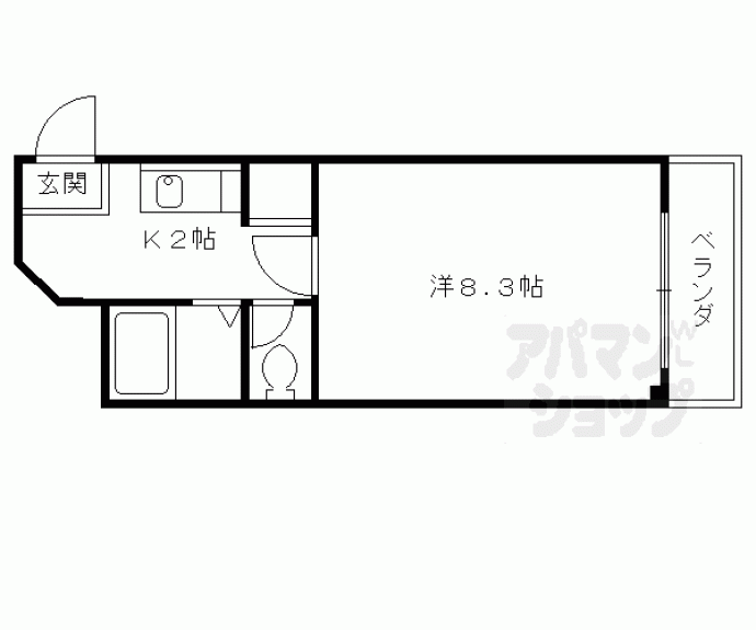 【ルシエール四ノ宮】間取