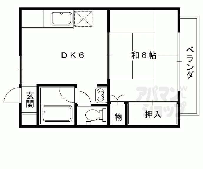 【アサヒハイツ】間取