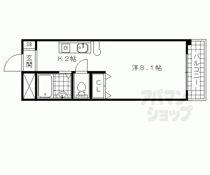 【パレやましな佐わらび】間取