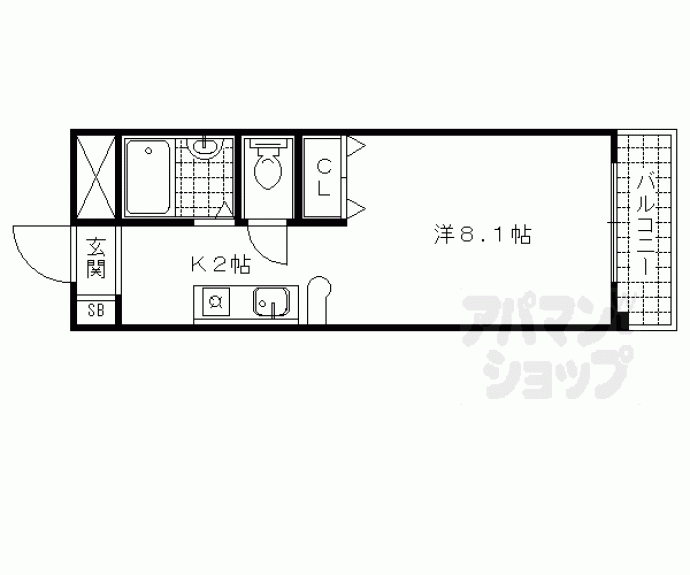 【パレやましな佐わらび】間取