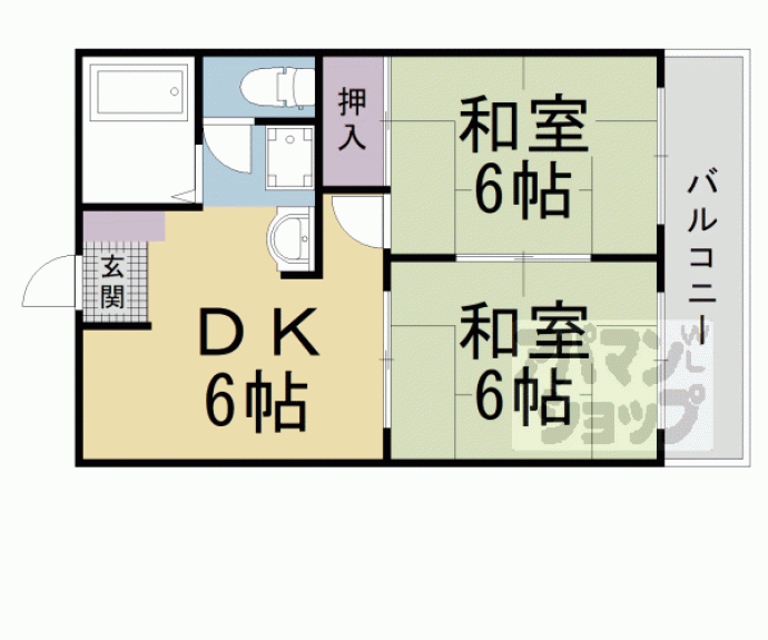 【ヴィエント北花山】間取