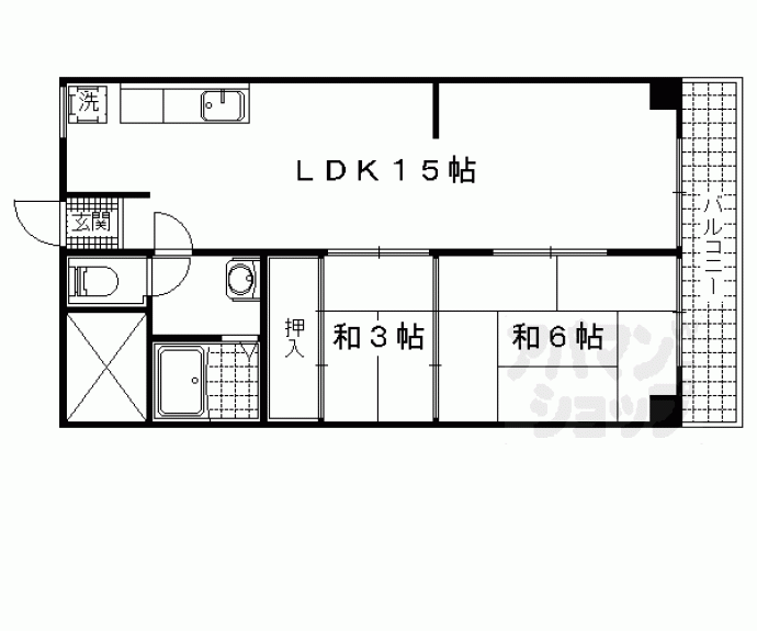 【ハイツクローバー】間取