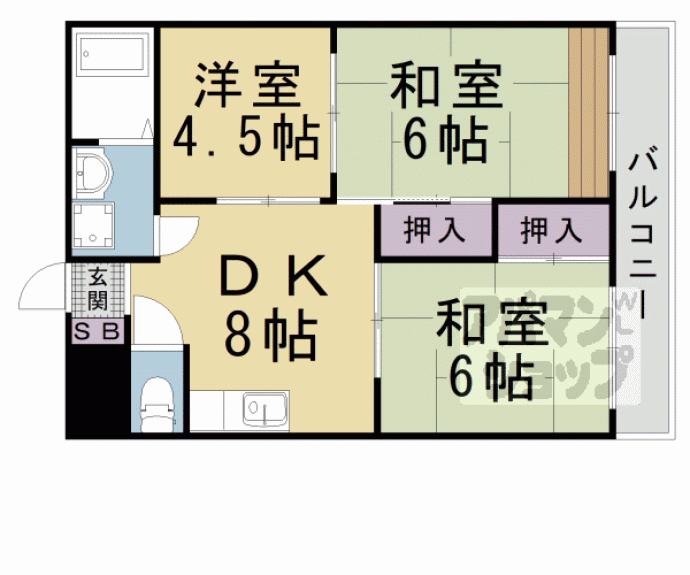 【第一エバグレース音羽】間取