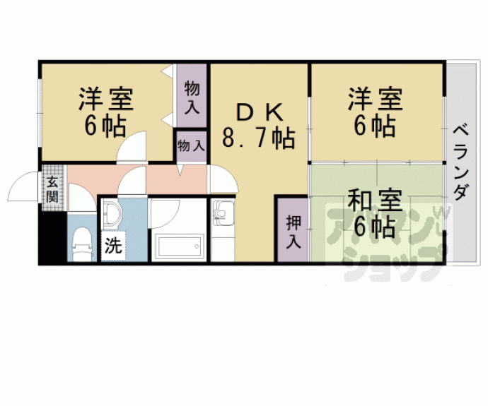 【第一エバグレース音羽】間取