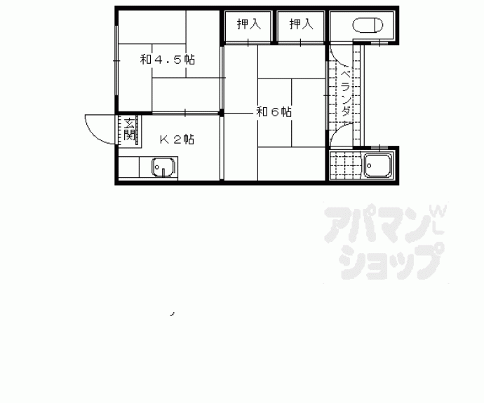 【第８ゆたか荘】間取