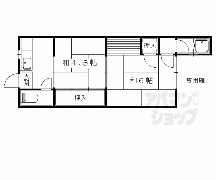 【桜ノ馬場アパート】間取