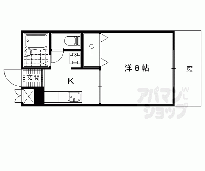 【山科ガーデンハイツ】間取