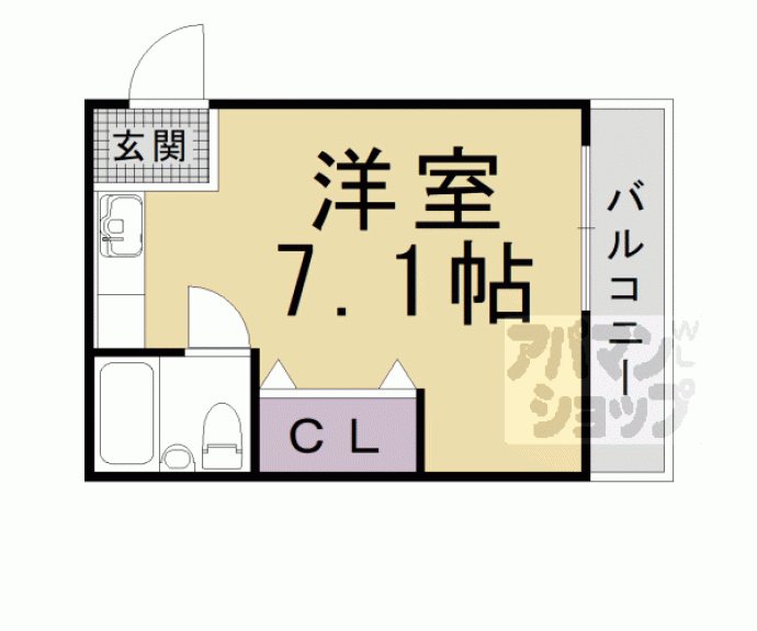 【アースコート四ノ宮】間取