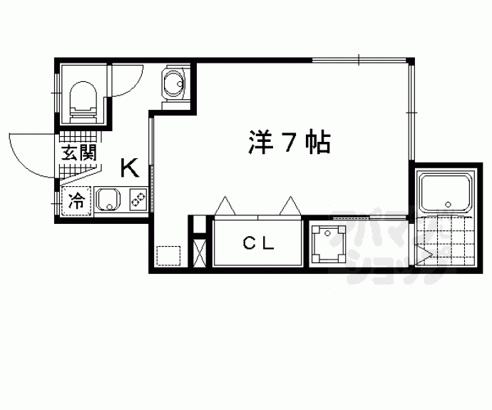 【エモン山科】間取