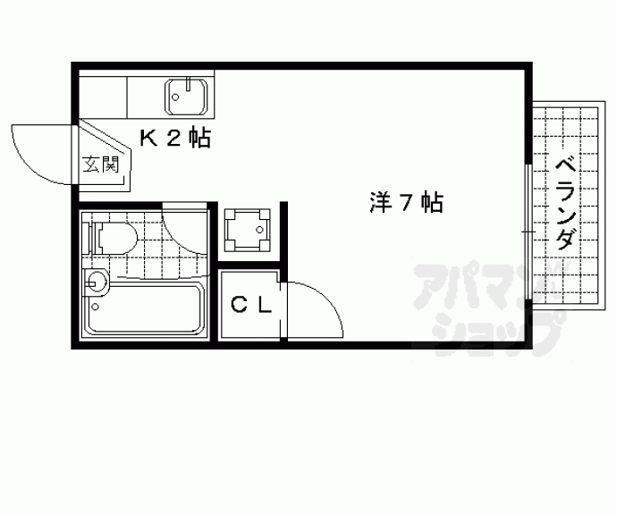 【アネックス御陵】間取