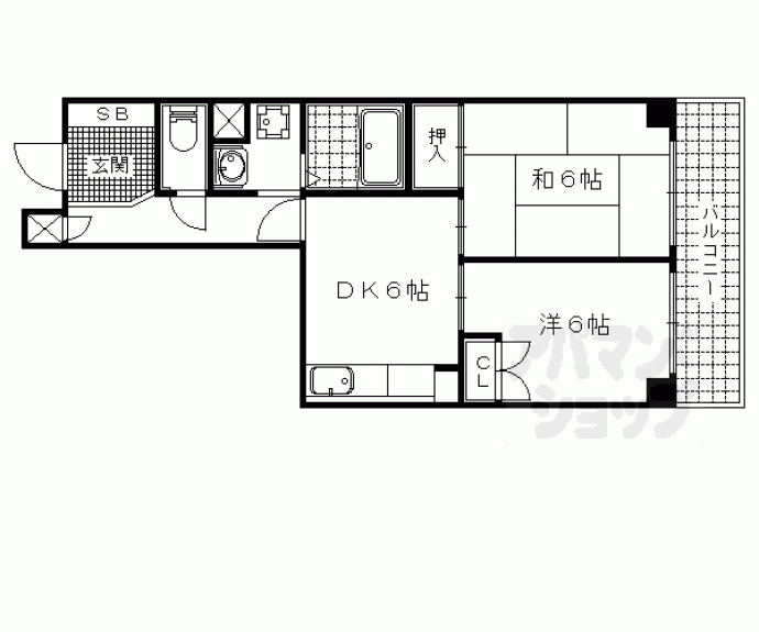 【マンハイム山科】間取