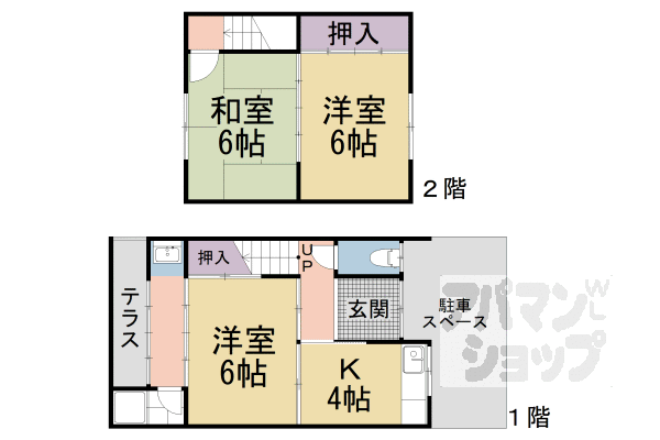 【西野山百々町貸家】