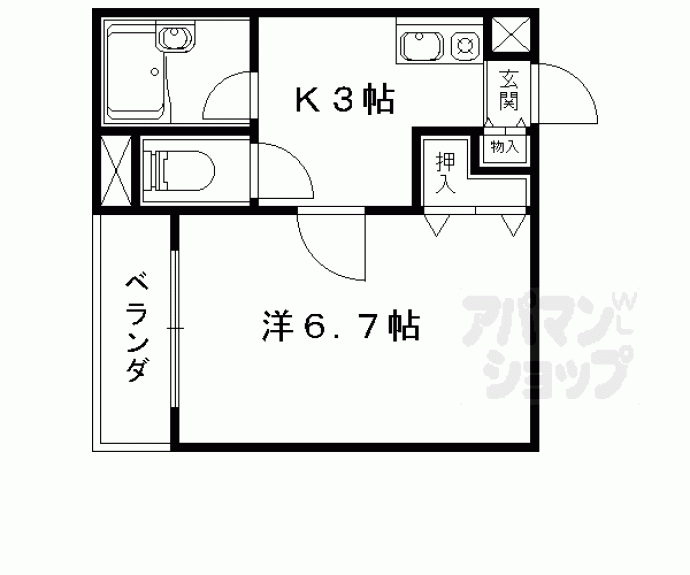 【リバティ９２】間取