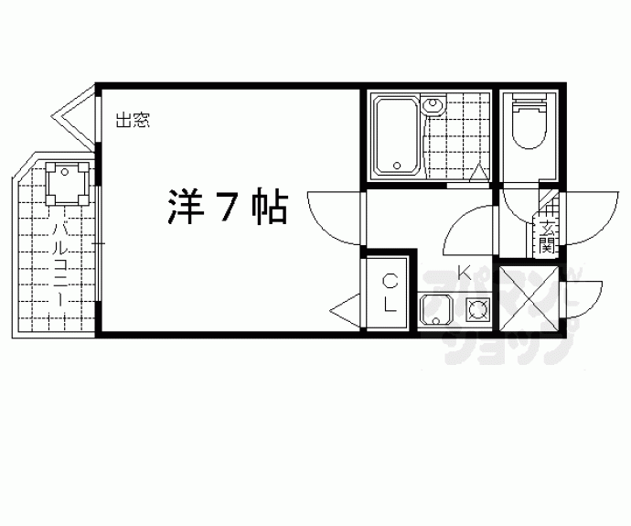 【ハーミテージ安朱】間取