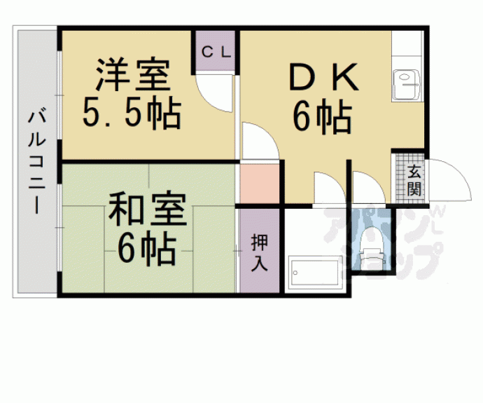 【メゾン野溝】間取