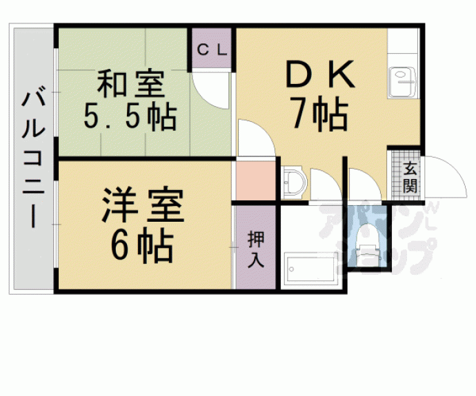 【メゾン野溝】間取