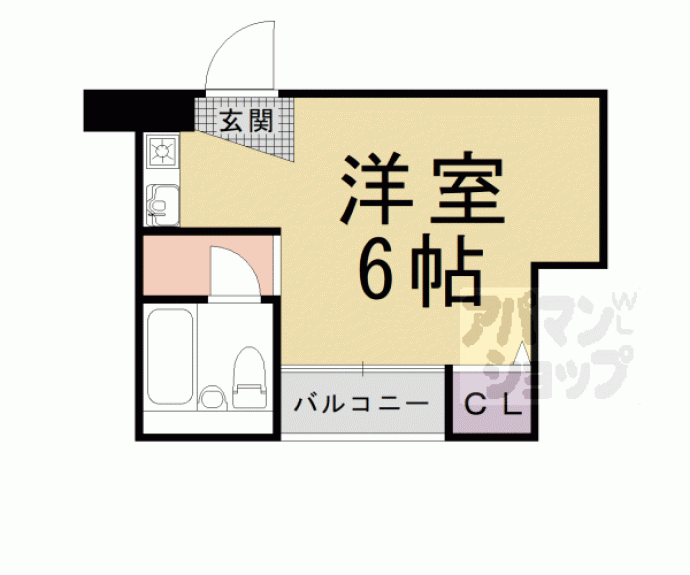 【椥辻ＨＳビル】間取