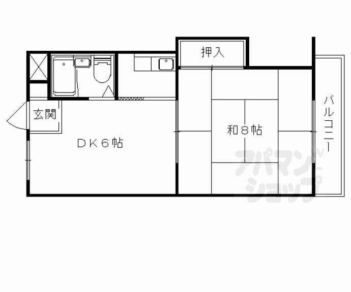 【シェーンハイツ苗代】間取