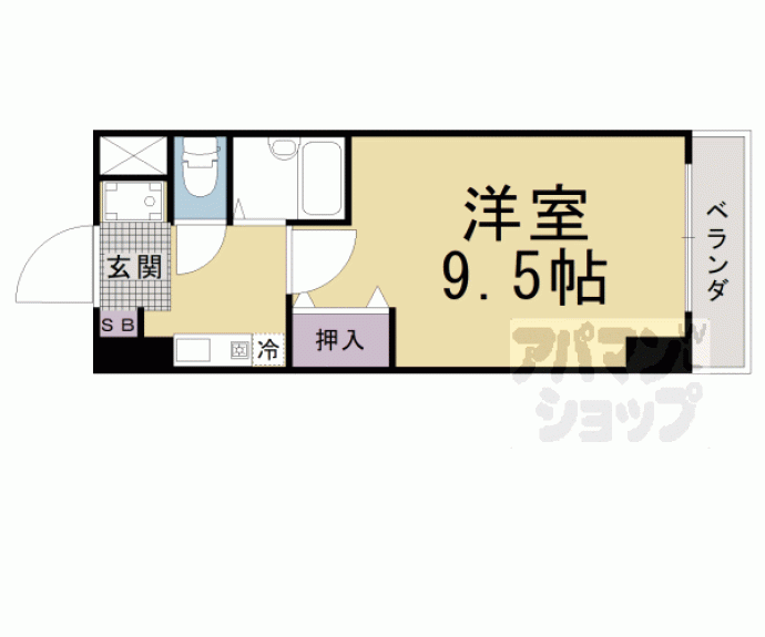 【サムパティーク山科】間取