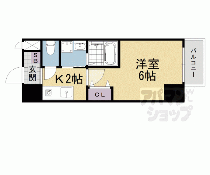 【サムパティーク山科】間取