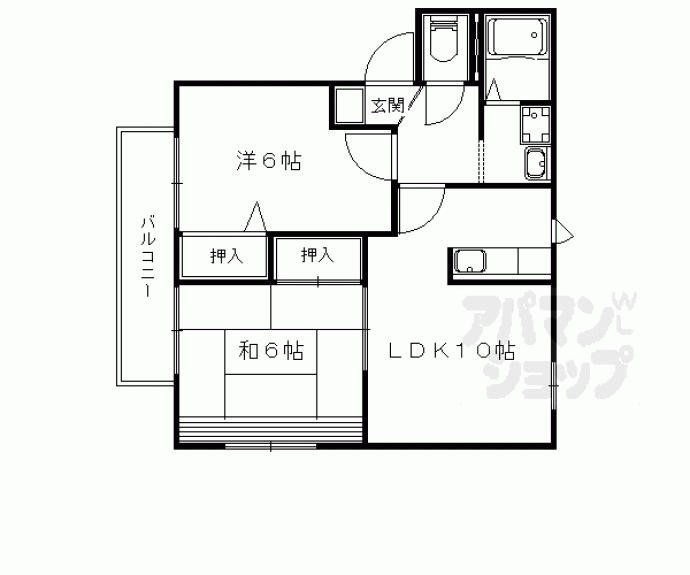 【プランタン９６】間取