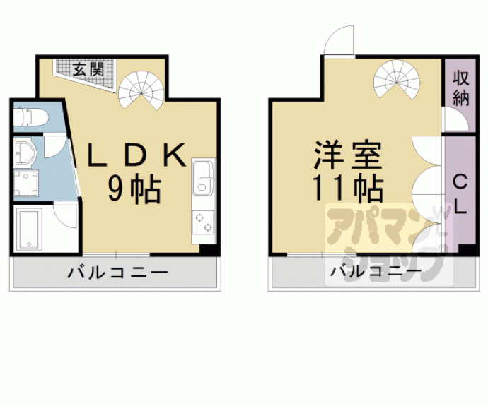 【Ｋ‐ＦＬＡＴ】間取