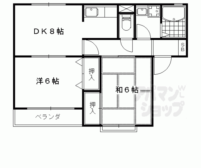 【サンフローラ小野】間取
