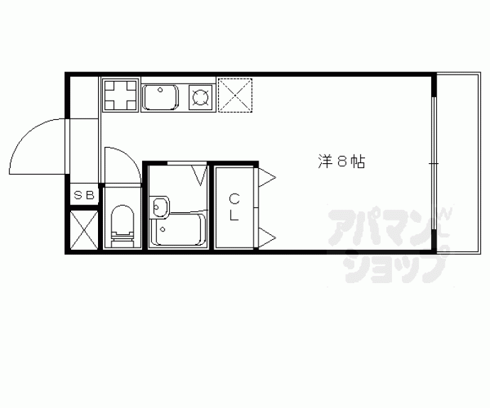 【ボナール椥ノ辻】間取