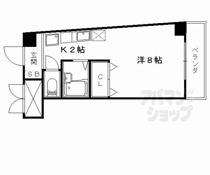 【ボナール椥ノ辻】間取