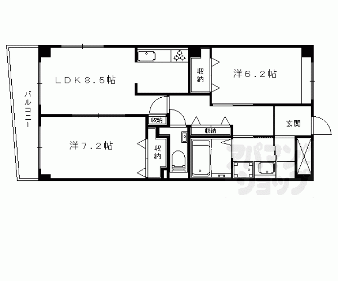 【シュシュパルク山陵】間取