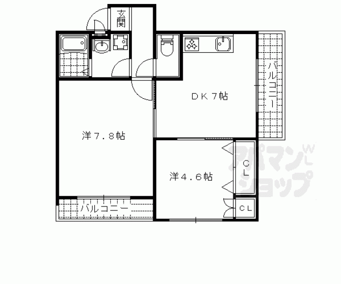 【レ・セーナ】間取