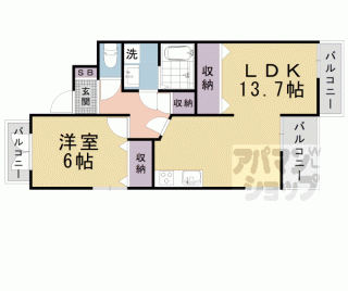 【グランバード西野Ⅱ】