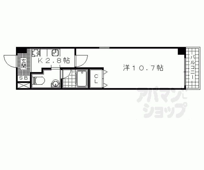 【アマルフィ山科】間取