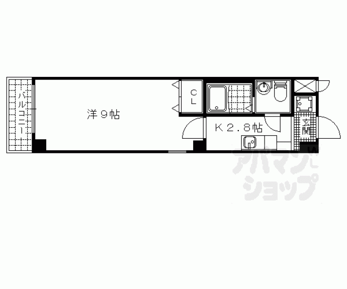 【アマルフィ山科】間取
