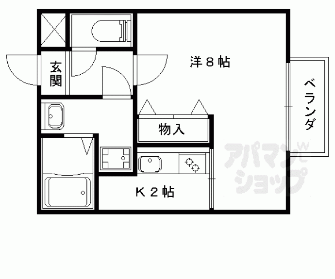 【サンミッシェル音羽】間取