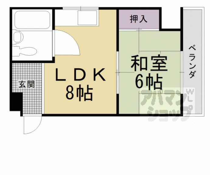 【小倉マンション】間取