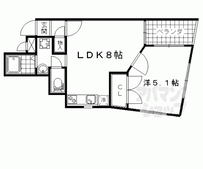 【ＰＡＯ　ＣＯＵＲＴ　ＯＴＯＷＡ】間取