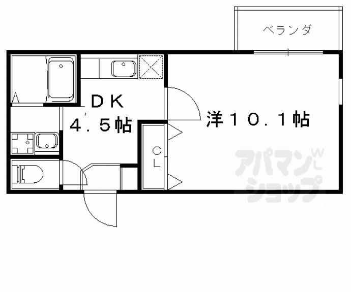 【マーベラス椥辻】間取