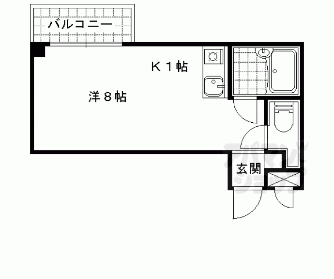 【プルミエール勧修寺】間取