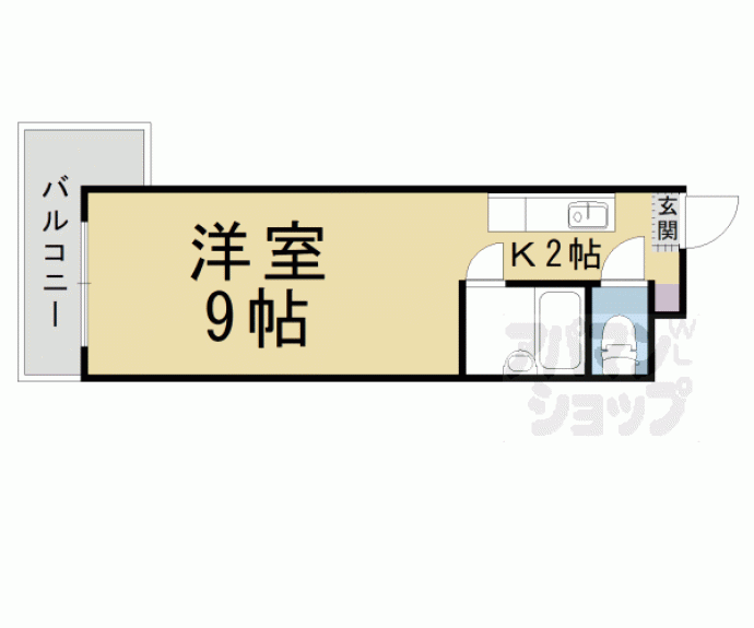 【プルミエール勧修寺】間取