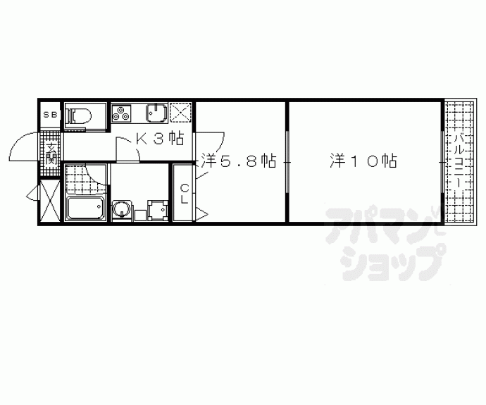 【グランビュー櫃川】間取