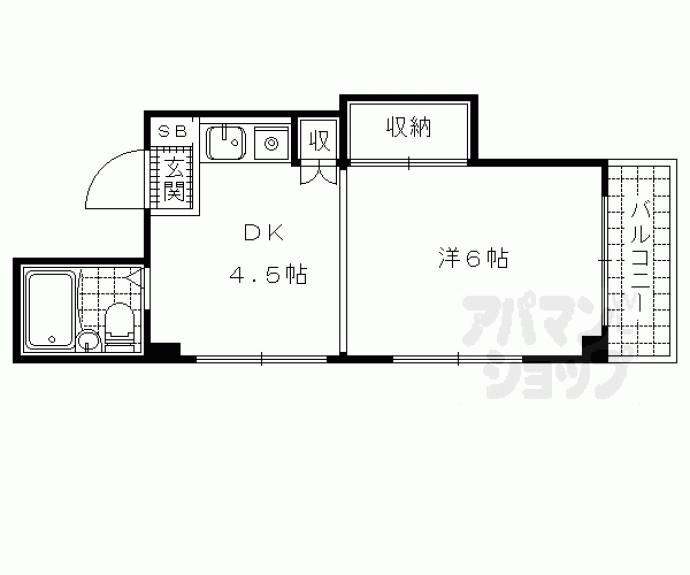【ＳＡＫＩＺＯ東野ビル】間取