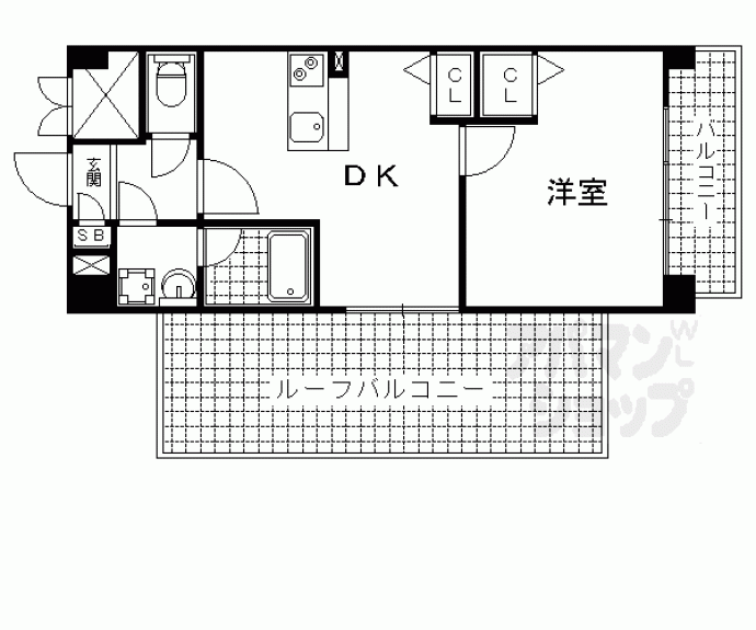 【コンフォーレ栗栖野】間取