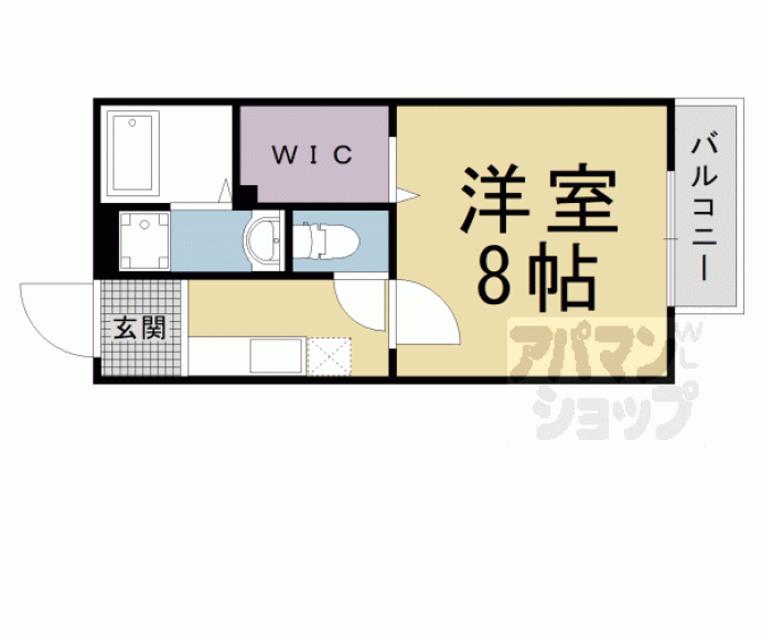 【ブランシェ御陵Ⅱ】間取