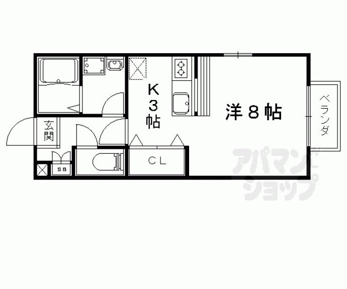 【エスポワール　Ａ棟】間取