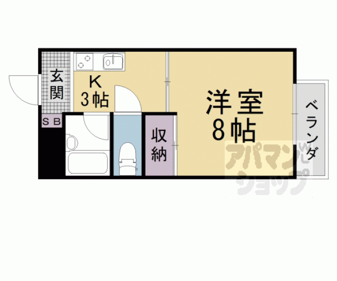 【メゾン林Ⅱ】間取