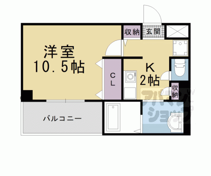 【メゾン・ド・ブランシェ】間取