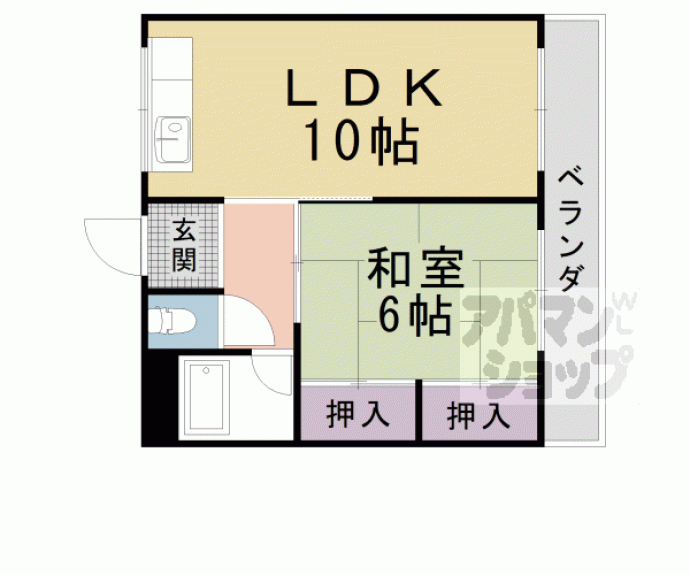 【レジデンス上花山】間取