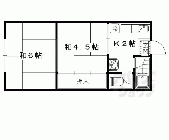 【カーサ坂脇】間取
