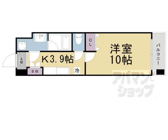 【プラネシア星の子山科三条】間取